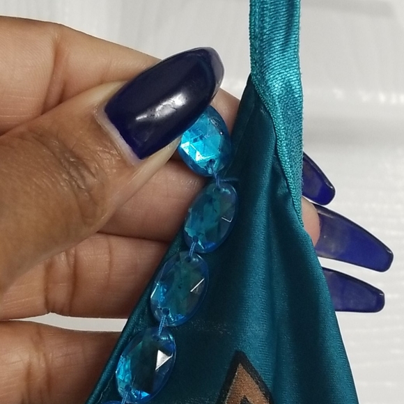 Beautiful Never Worn Asymmetrical Scarf Dress - Picture 6 of 8